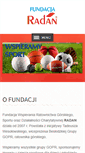 Mobile Screenshot of fundacjaradan.org